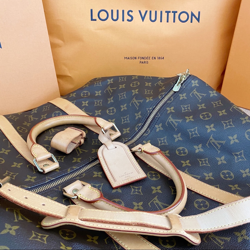 Brand New Keepall Bandouliere 55 Louis Vuitton